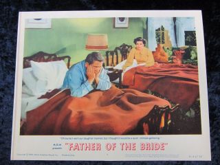 Father Of The Bride Lobby Card 7 Spencer Tracy Lobby Card (r 1962)