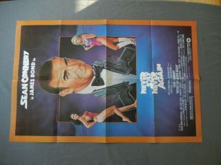 Never Say Never Again - James Bond 007 One - Sheet Movie Poster 27 x 41 2