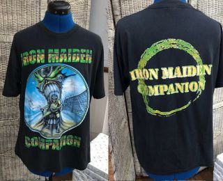 Iron Maiden Very Rare Companion (book) T Tee Shirt Black 2004 L/xl Chest 46”