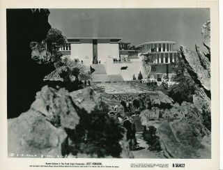 Ronald Colman Set Design Vintage Lost Horizon Frank Capra Film Classic Photo