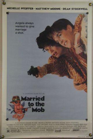 Married To The Mob Rolled Orig 1sh Movie Poster Michelle Pfeiffer Comedy (1988)