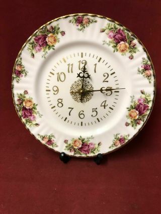 Royal Doulton " Old Country Roses " Clock Plate