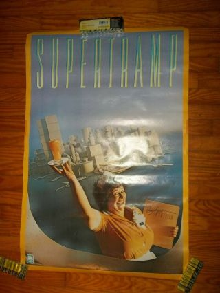 Supertramp Breakfast In America 1979 A&m Promo Poster