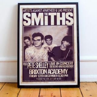 The Smiths 1986 The Final Concert Poster Framed or 3 Print Options EXCLUSIVE 4