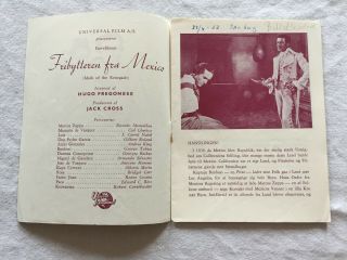 The Mark Of The Renegade Ricardo Montalban Cyd Chariss 1951 Danish Movie Program 3