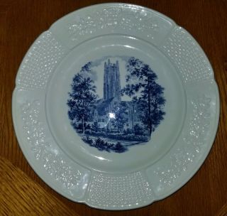 Wellesley College Wedgwood Etruria Dinner Plate Hetty H.  R.  Green Hall 1936 Vgc