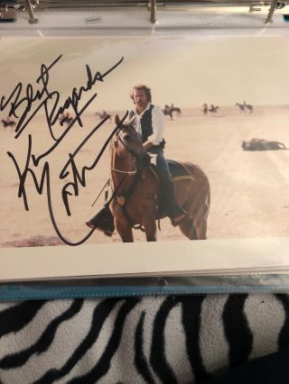 Kevin Costner Signed Photo
