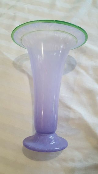 Corning Glass - Hand - Blown Vase - One - Of - A - Kind