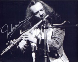 Ian Anderson Jethro Tull Multi Instrumentalist Signed 8x10 Photo With