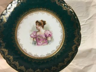 MUSEUM QUALITY HIGH END ESTATE KPM ARTIST SIGNED PLAQUE PLATE HAND PAINTED FINE 3