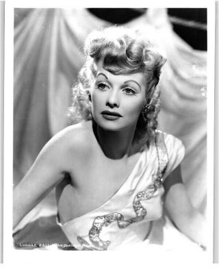 Lucille Ball Vintage Studio Glamour Portrait 8x10 Photo Fiber Paper