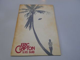 Eric Clapton 1974 Japan Tour Book Cream Blind Faith Program