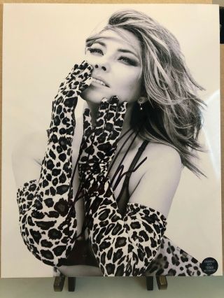 Shania Twain Signed Autograph 8x10 Photo Country Music Hot Sexy Rare