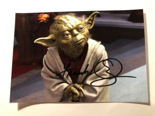 Frank Oz Yoda Star Wars Signed Autograph 6x8 Photo