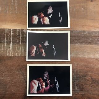 1969 Jimi Hendrix Concert Photographs (15 In Set) Amateur Kodacolor Print