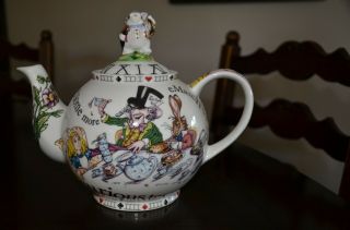 Complete Alice in Wonderland Classic 12 piece Tea & Coffee set by Paul Cardew 3