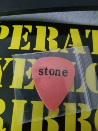 Pearl Jam Pick Stone Gossard " Stone Name " Guitar Pick