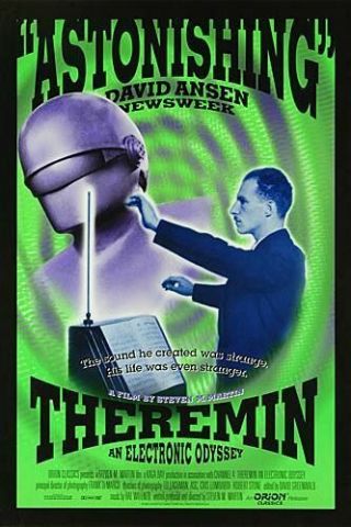 Theremin An Electronic Odyssey Leon Theremin 27x40 Movie Poster 1993