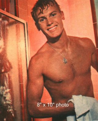 Tab Hunter Shirtless Beefcake Photo Coming Out Of Shower (65)