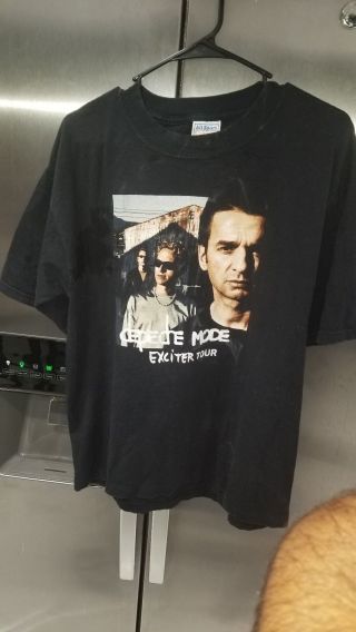 Rare 2001 Large Depeche Mode Opening Day Tour Concert T Shirt Kroq La