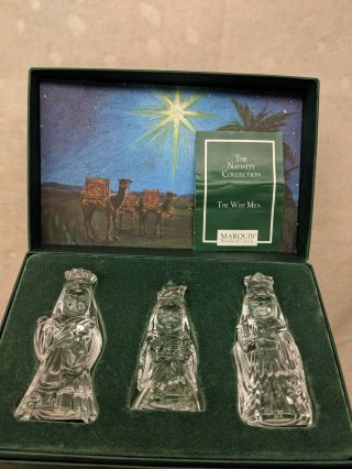 Marquis Waterford Crystal The Three Wise Men - Made In Germany