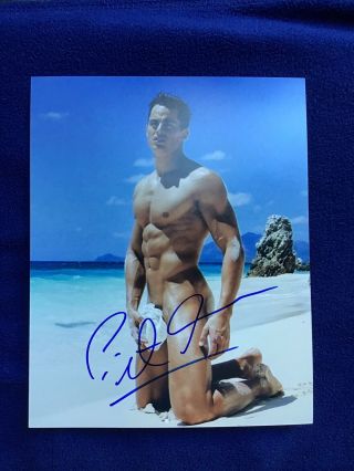 Signed Pietro Boselli 8x10 Autographed Photo Sexy Photo Teacher Beach A 1