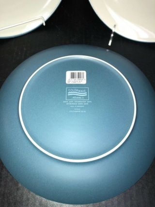Noritake Colorwave Blue 8484 Dinner Plates 10 - 1/2 