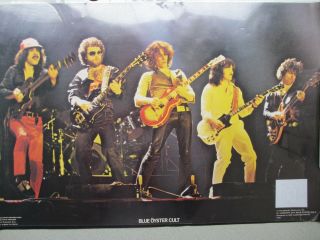 Blue Oyster Cult Poster - 1978 - 450 Size Approximately 35 X 23