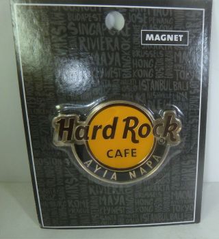 Hard Rock Cafe Ayia Napa 2018 Classic Logo Magnet Hrc,