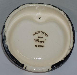 Vintage 1940 ' s Pfaltzgraff Pottery Burnie Muggsy Ashtray by Jessop Hard to Find 5