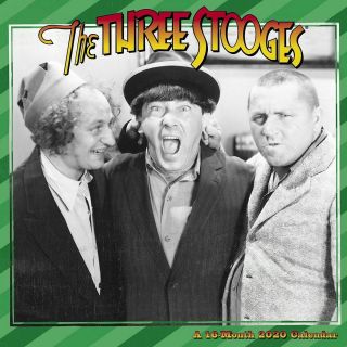 The Three Stooges 16 Month 2020 Photo Wall Calendar