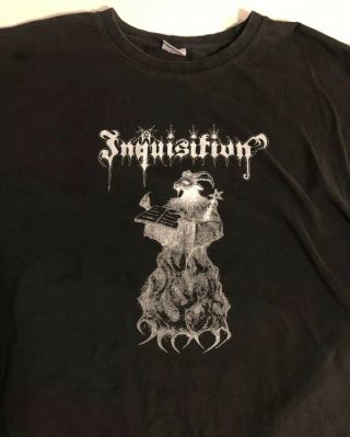 VTG Inquisition Enter The Cult T Shirt Black Metal Emperor Dark Throne Mayhem OG 2
