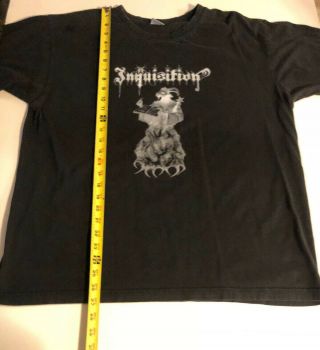 VTG Inquisition Enter The Cult T Shirt Black Metal Emperor Dark Throne Mayhem OG 7