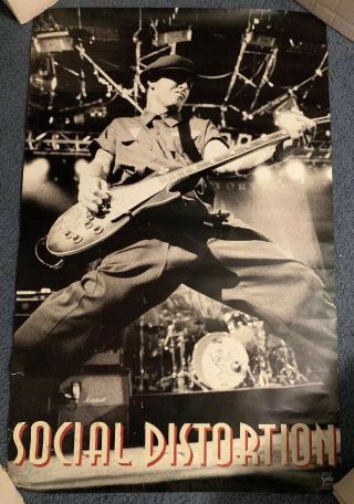 Social Distortion Poster 22.  5 X 34.  5 Mike Ness Rancid Nofx Bad Religion