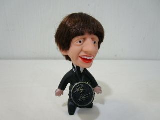 1964 Beatles Ringo Starr Soft Body Remco Doll W/ Drum - Nems - Cool