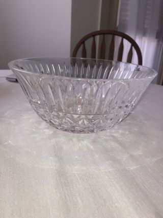 Waterford Crystal Bowl 8 1/2 Inch Round Maeve Tramore