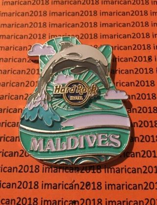 Hard Rock Hotel Maldives Icon Pin With Back Card