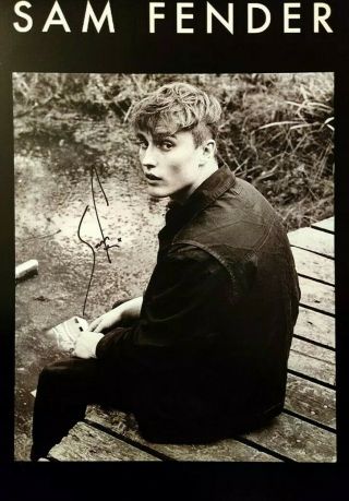 Sam Fender - Signed Debut Poster - Autographed - Hypersonic Missiles - Rare