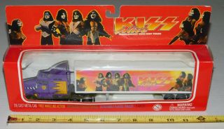 Kiss Band Love Gun Reunion Tour Road Rig 11 " Semi Tractor Trailer Truck 1996 1