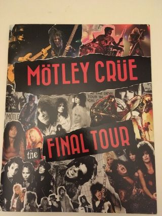 Motley Crue 2015 The Final Tour Concert Program Book Booklet /