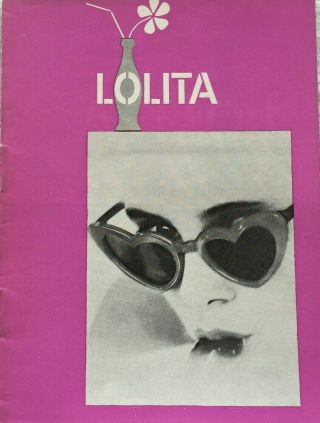 Lolita James Mason Shelley Winters Sue Lyon 1962 Vtg Old Danish Movie Program
