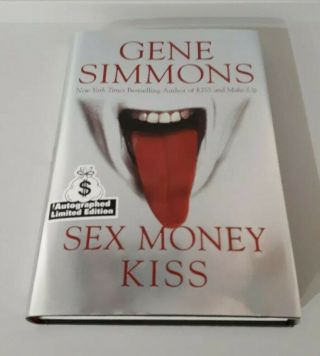 Gene Simmons - Sex Money Kiss Autographed Limited Edition With C.  O.  A.  Sticker