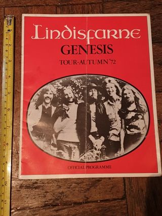 Lindisfarne /genesis - 1972 - Concert Programme