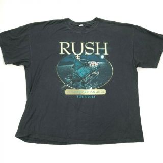 Rush Clockwork Angels Tour 2012 Concert Datest - Shirt Black • Size Xxl | 2xl