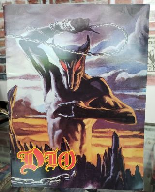 1983 Dio Concert Tour Program Book - Ronnie James Dio Rare Heavy Metal