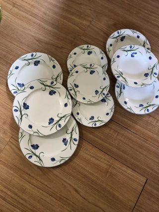 Mikasa Casual Classics Garden Poetry 3 Dinner 3 Salad Plates & 3 Soup Bowls