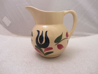 Vintage Watt Pottery 62 (dutch Tulip) Small Pitcher Creamer