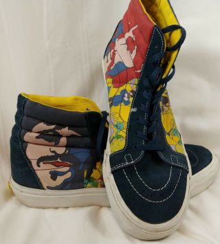 The Beatles Yellow Submarine Tennis Shoes Size 8