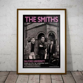 The Smiths 1986 Salford Concert Poster Framed Or 3 Print Options Exclusive 2019