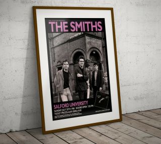 The Smiths 1986 Salford Concert Poster Framed or 3 Print Options EXCLUSIVE 2019 3
